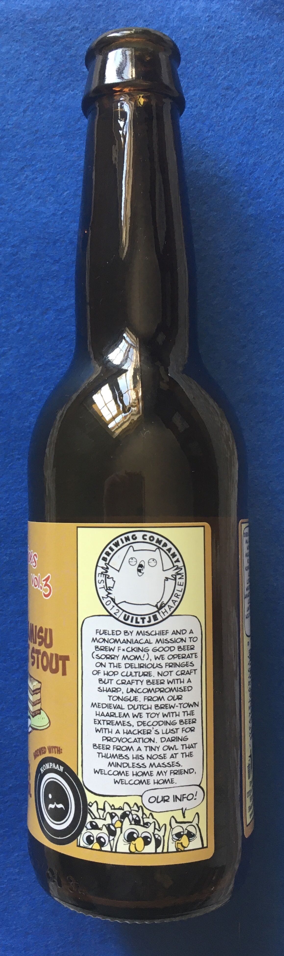 Grandma’s Cooking Recipes Vol.3 - Uiltje Brewing Company (330 mL) alcohol collectible [Barcode 8719189124934] - Main Image 3