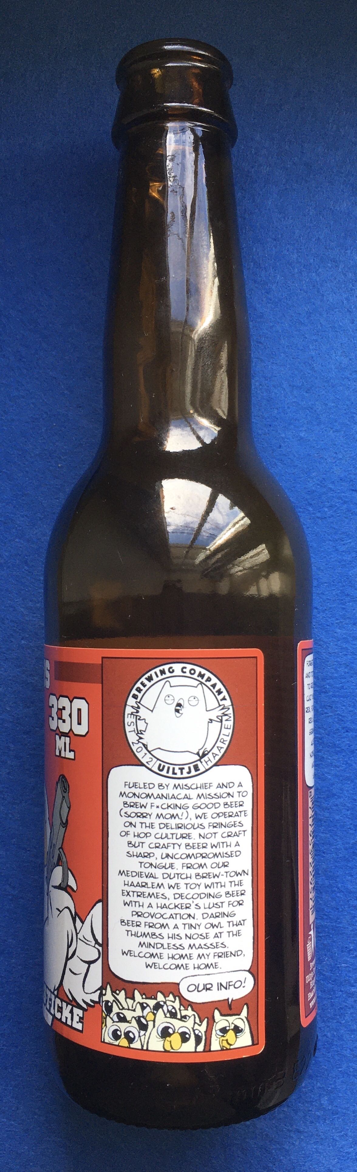 Commissaris Rex - Uiltje Brewing Company (330 mL) alcohol collectible [Barcode 8717953229571] - Main Image 4