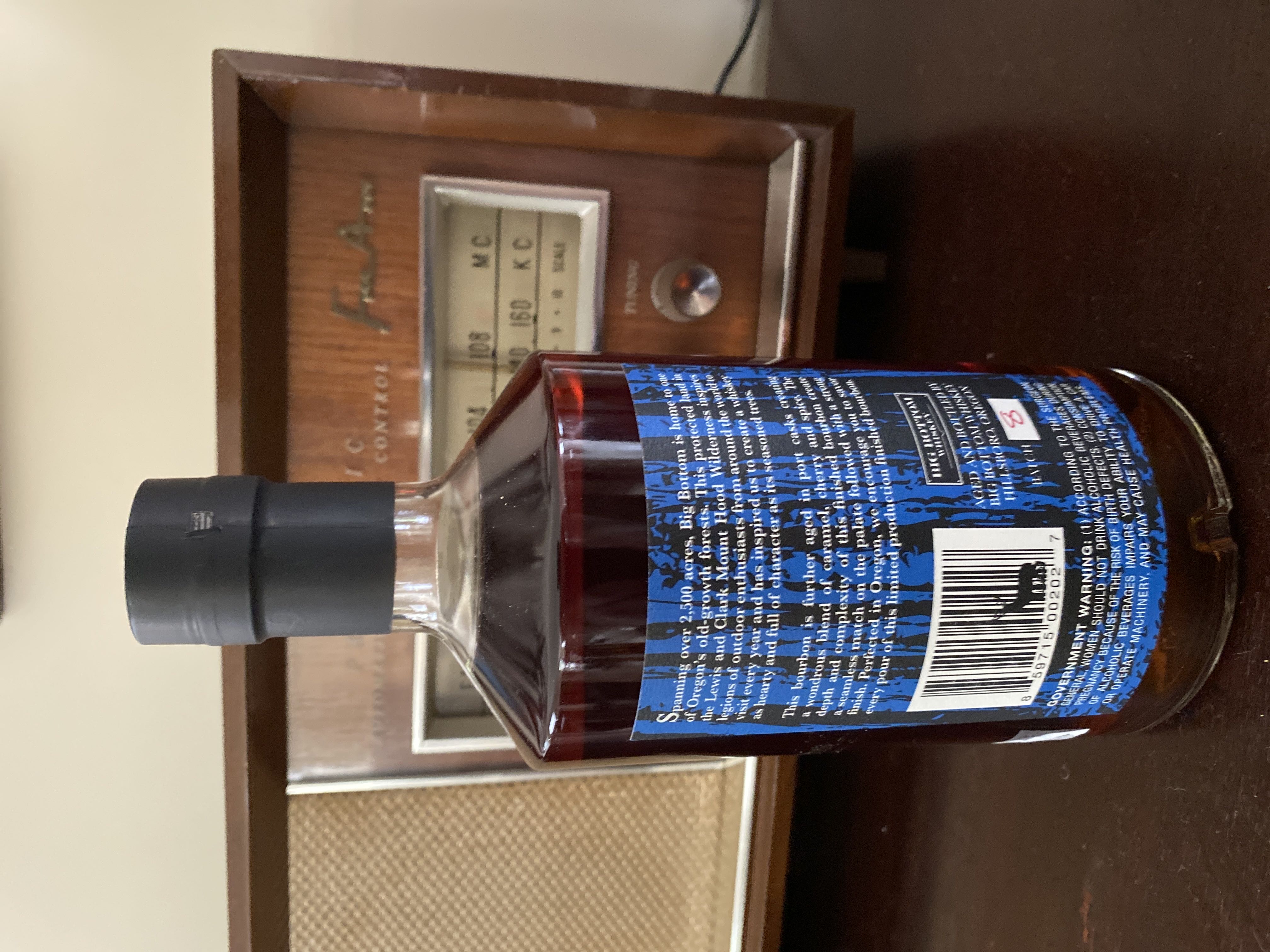 Big Bottom Port Cask - Big Bottom Distillery (750 mL) alcohol collectible [Barcode 859715002027] - Main Image 2