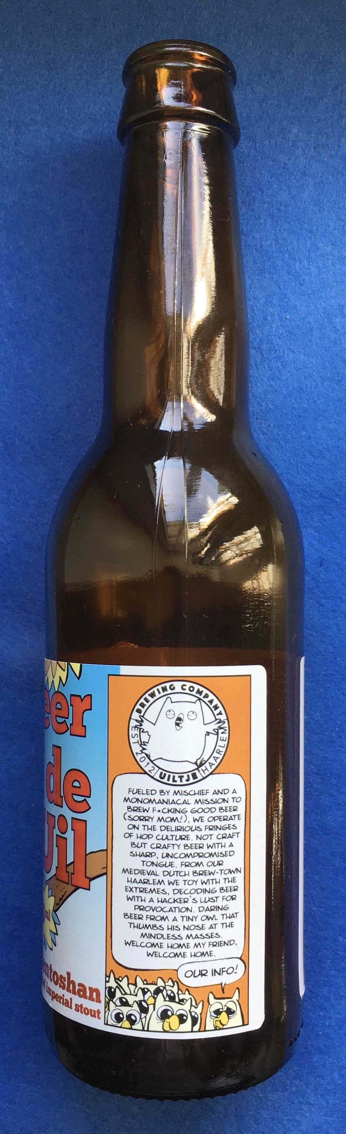 Meneer De Uil Auchentoshan - Uiltje Brewing Company (330 mL) alcohol collectible [Barcode 8719325257182] - Main Image 3