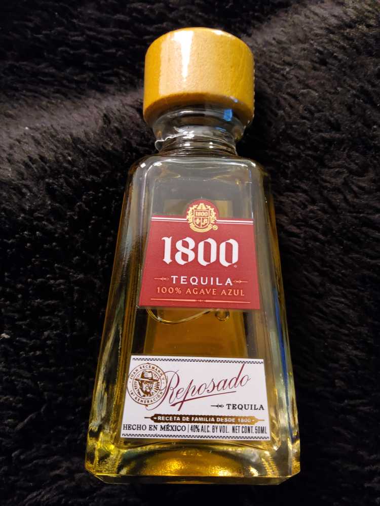 1800 Reposado Tequila - Ex Hacienda Los Camichines (50 mL) alcohol collectible [Barcode 811538010214] - Main Image 2