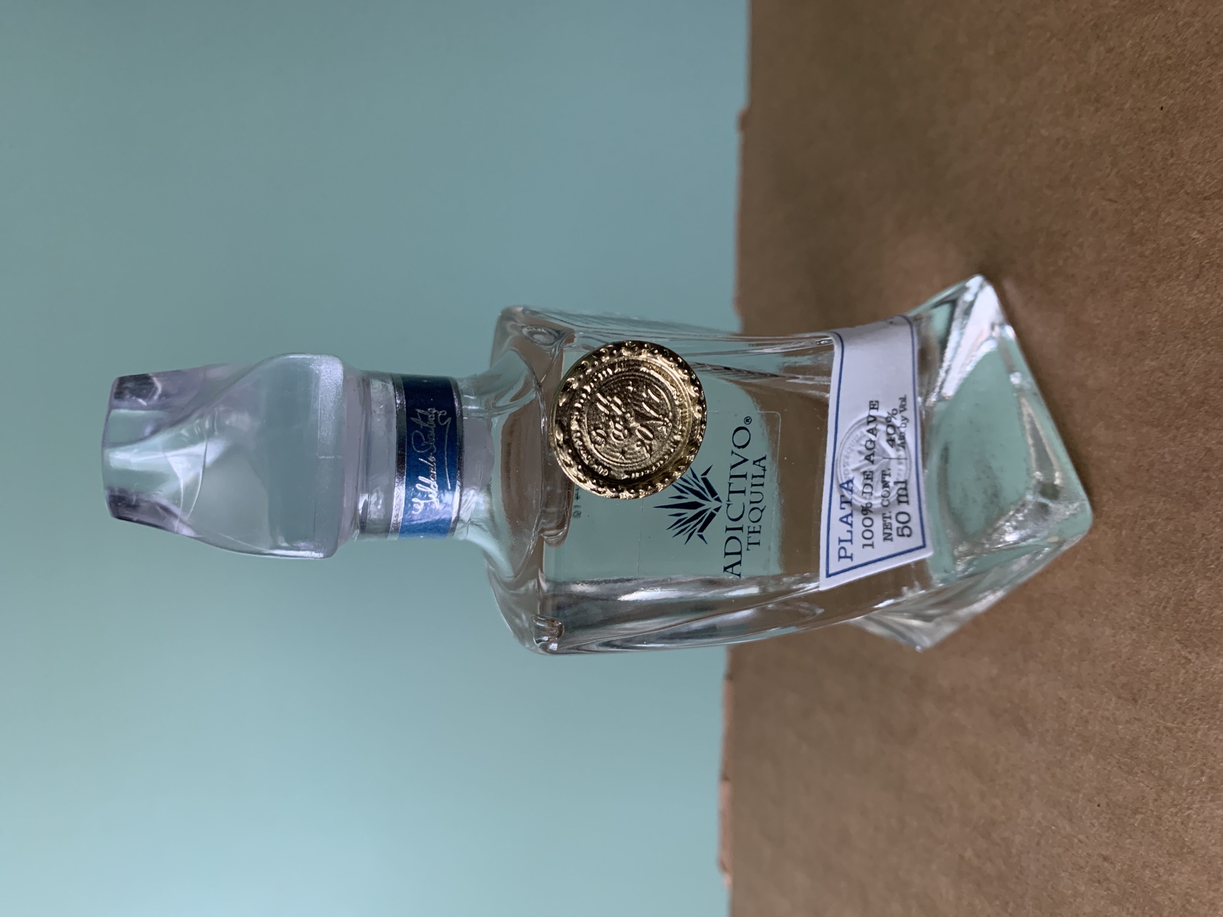 Adictivo Tequila Plata  (50 mL) alcohol collectible - Main Image 1