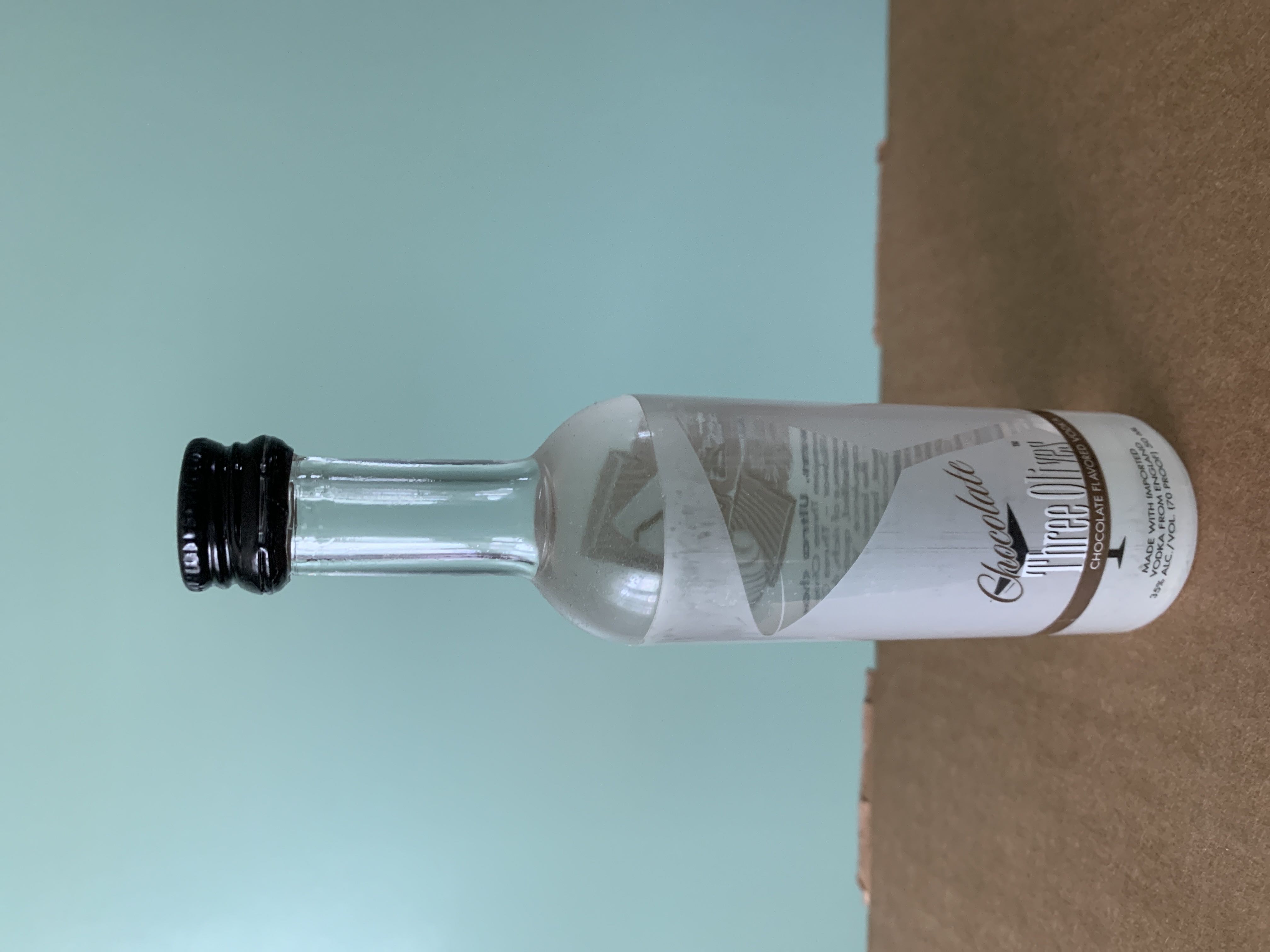 Three Olives-Chocolate  (50 mL) alcohol collectible [Barcode 089708525503] - Main Image 1