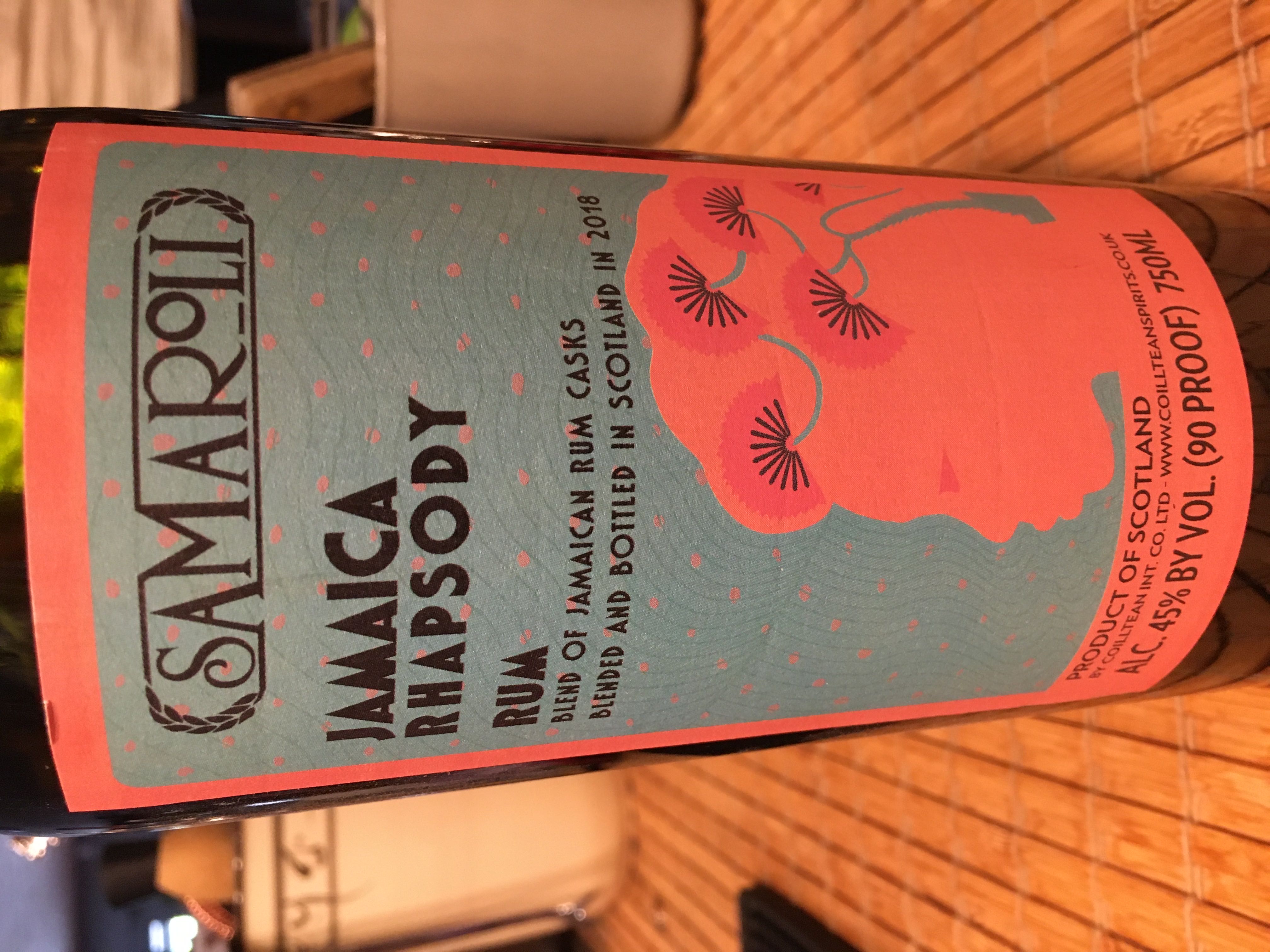 Samaroli Jamaica Rhapsody - Samaroli (750 mL) alcohol collectible [Barcode 814223020512] - Main Image 2