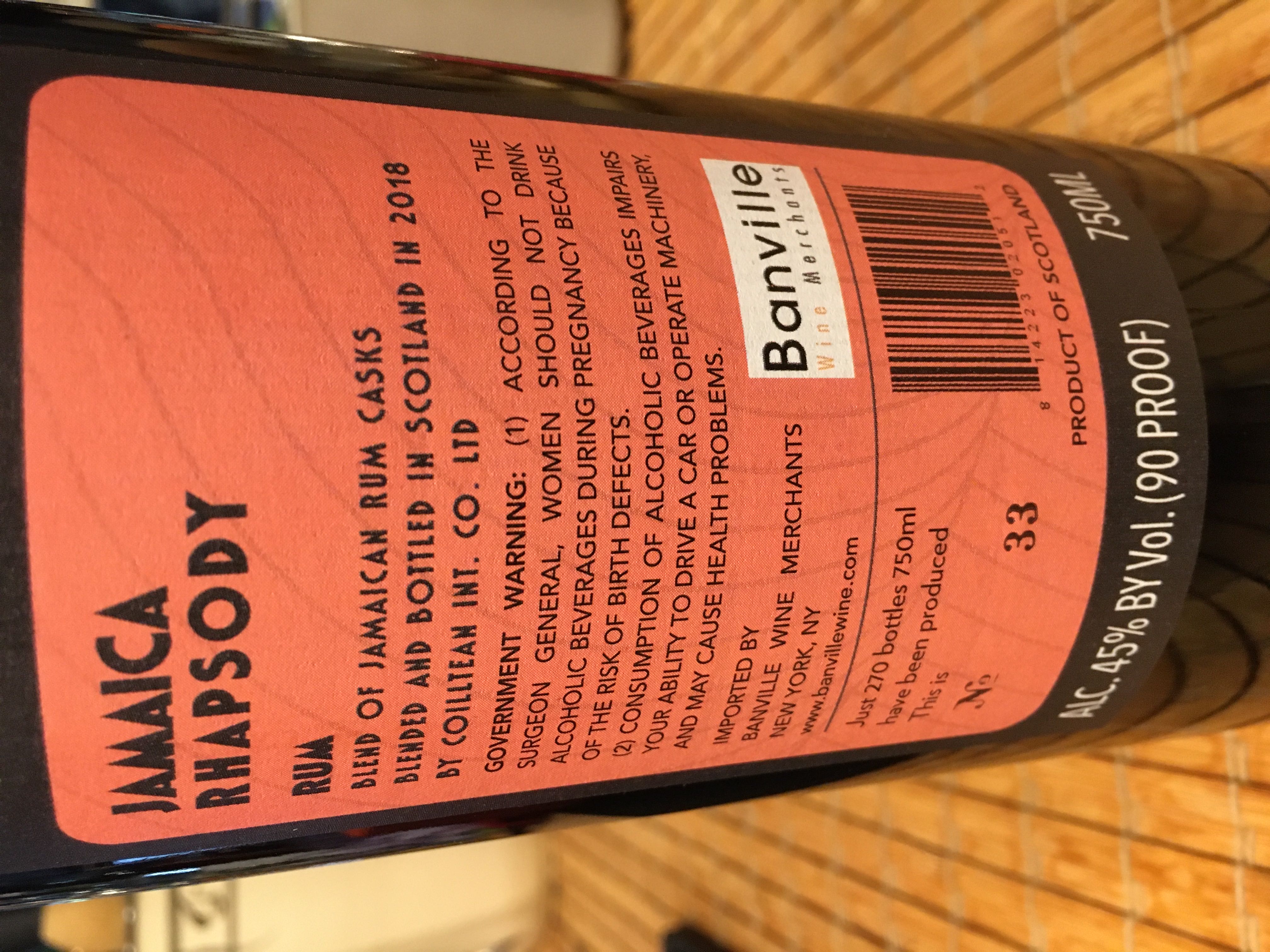 Samaroli Jamaica Rhapsody - Samaroli (750 mL) alcohol collectible [Barcode 814223020512] - Main Image 3