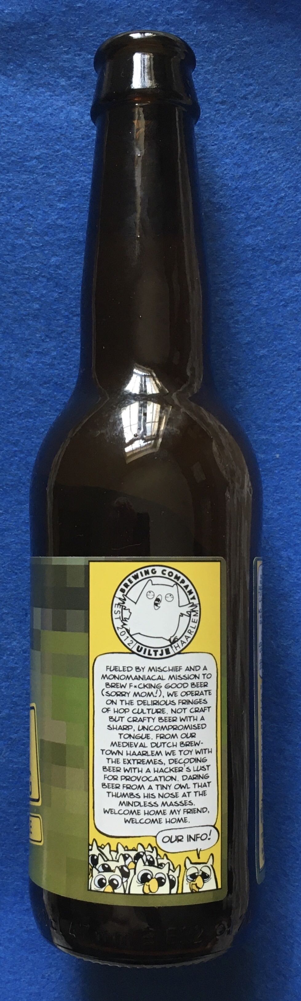 Caution Kiwi Crossing - Uiltje Brewing Company (330 mL) alcohol collectible [Barcode 8719189124026] - Main Image 3