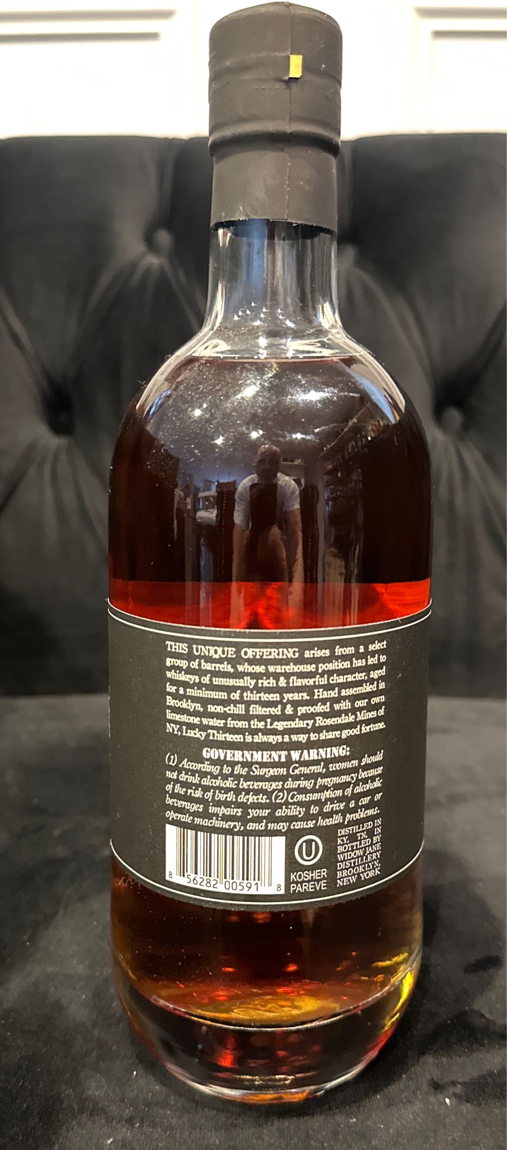 Widow Jane Lucky Thirteen - Bottled by Widow Jane Distillery (750 mL) alcohol collectible [Barcode 856282005918] - Main Image 2