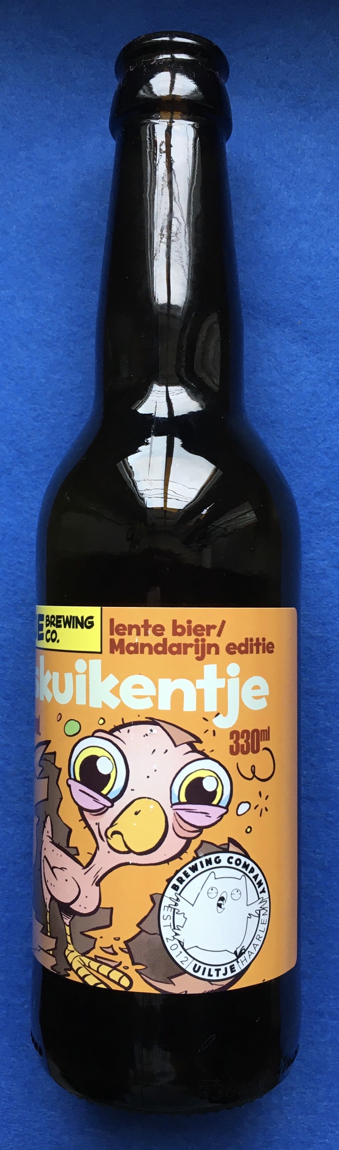 Uilskuikentje Mandarijn Editie - Uiltje Brewing Company (330 mL) alcohol collectible [Barcode 8719325257069] - Main Image 2