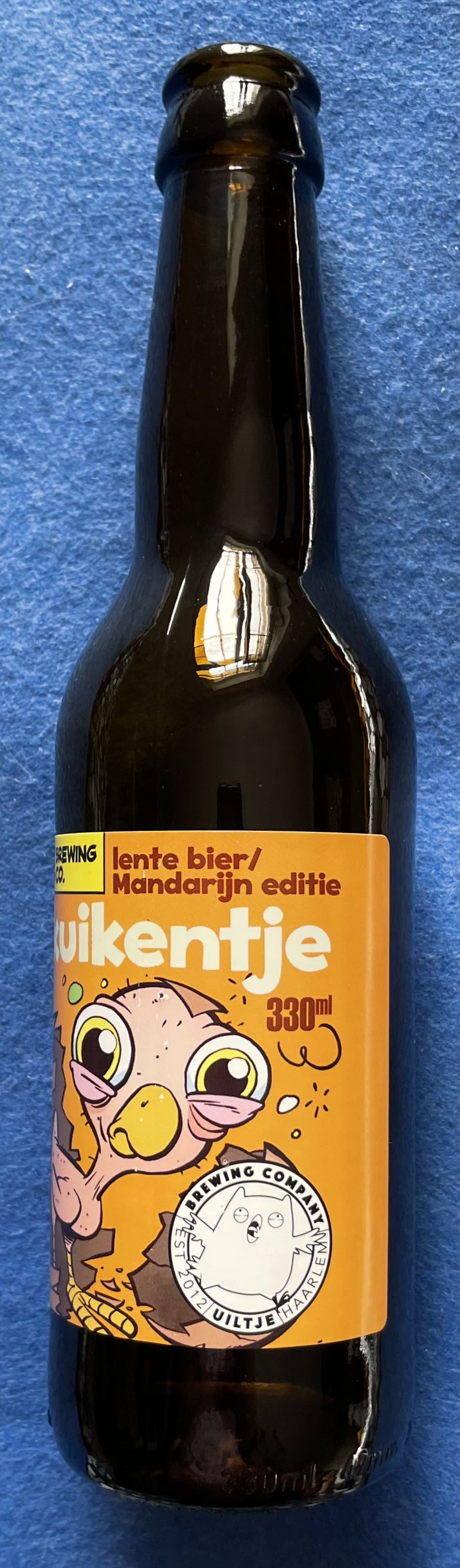 Uilskuikentje Mandarijn Editie - Uiltje Brewing Company (330 mL) alcohol collectible [Barcode 8719325257069] - Main Image 4