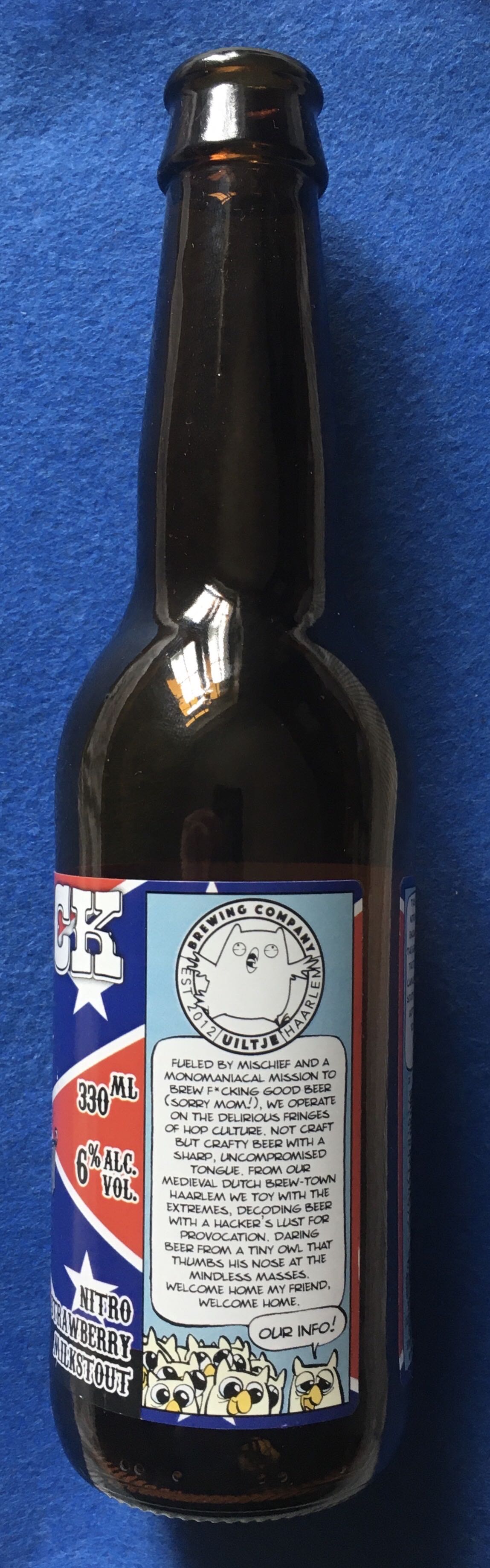Redneck Bourbon B.A. Finish - Uiltje Brewing Company (330 mL) alcohol collectible [Barcode 8719189124972] - Main Image 3