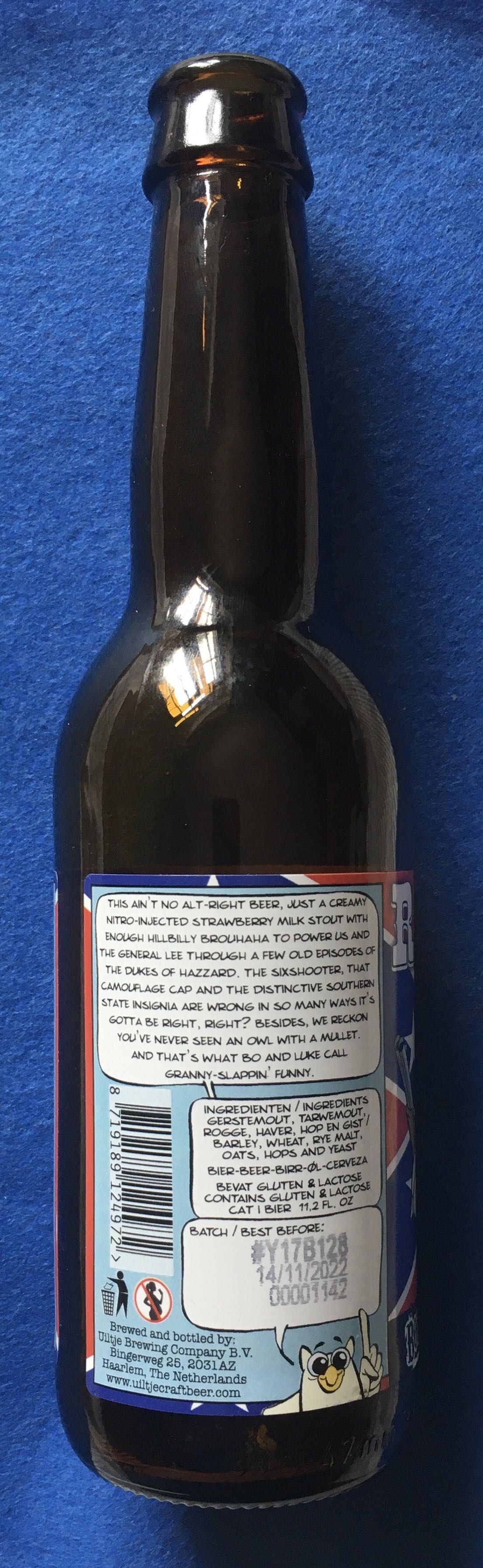 Redneck Bourbon B.A. Finish - Uiltje Brewing Company (330 mL) alcohol collectible [Barcode 8719189124972] - Main Image 4