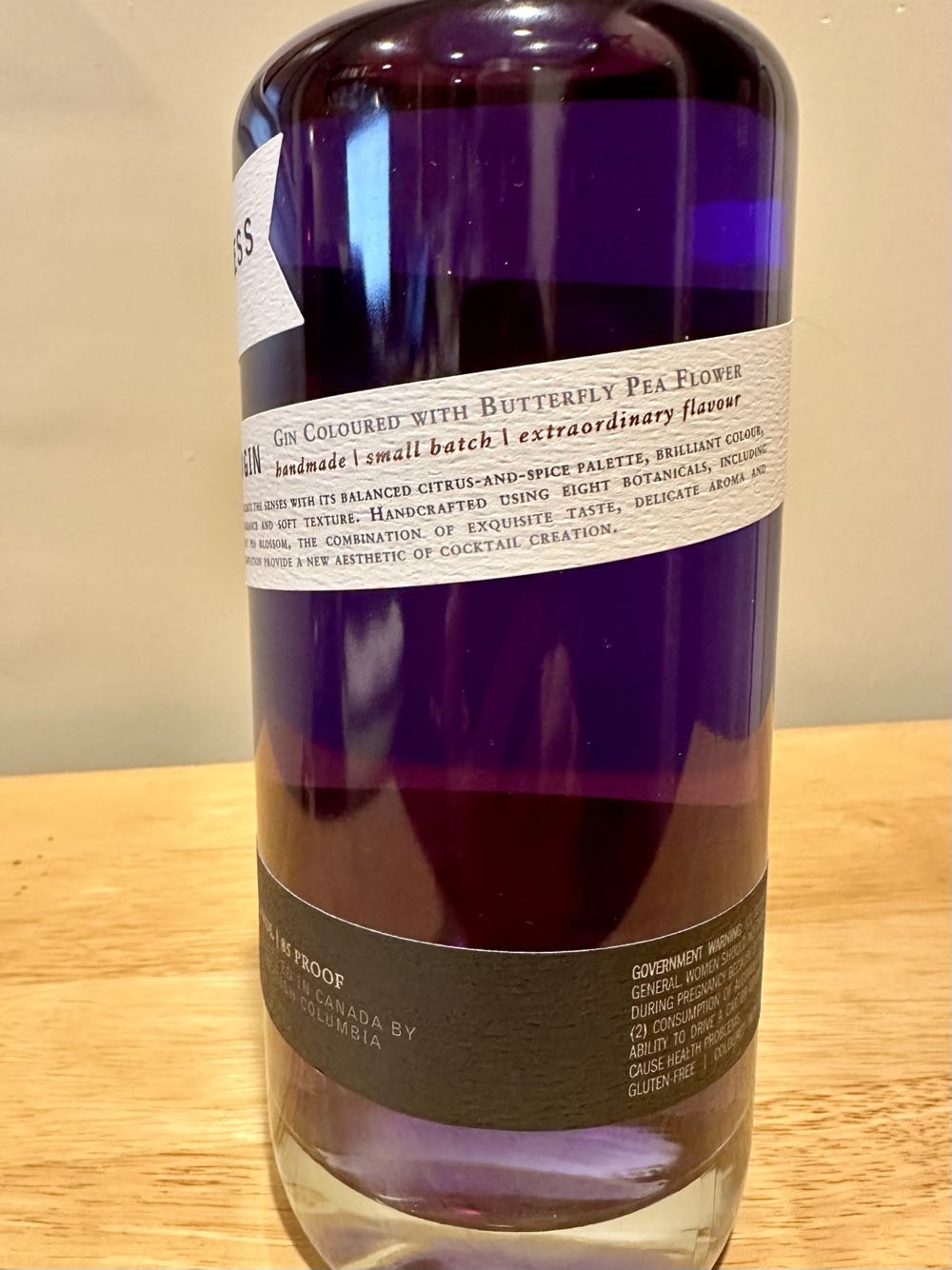 Empress 1908 Gin - Victoria Distllers (750mL) alcohol collectible [Barcode 628451773108] - Main Image 2