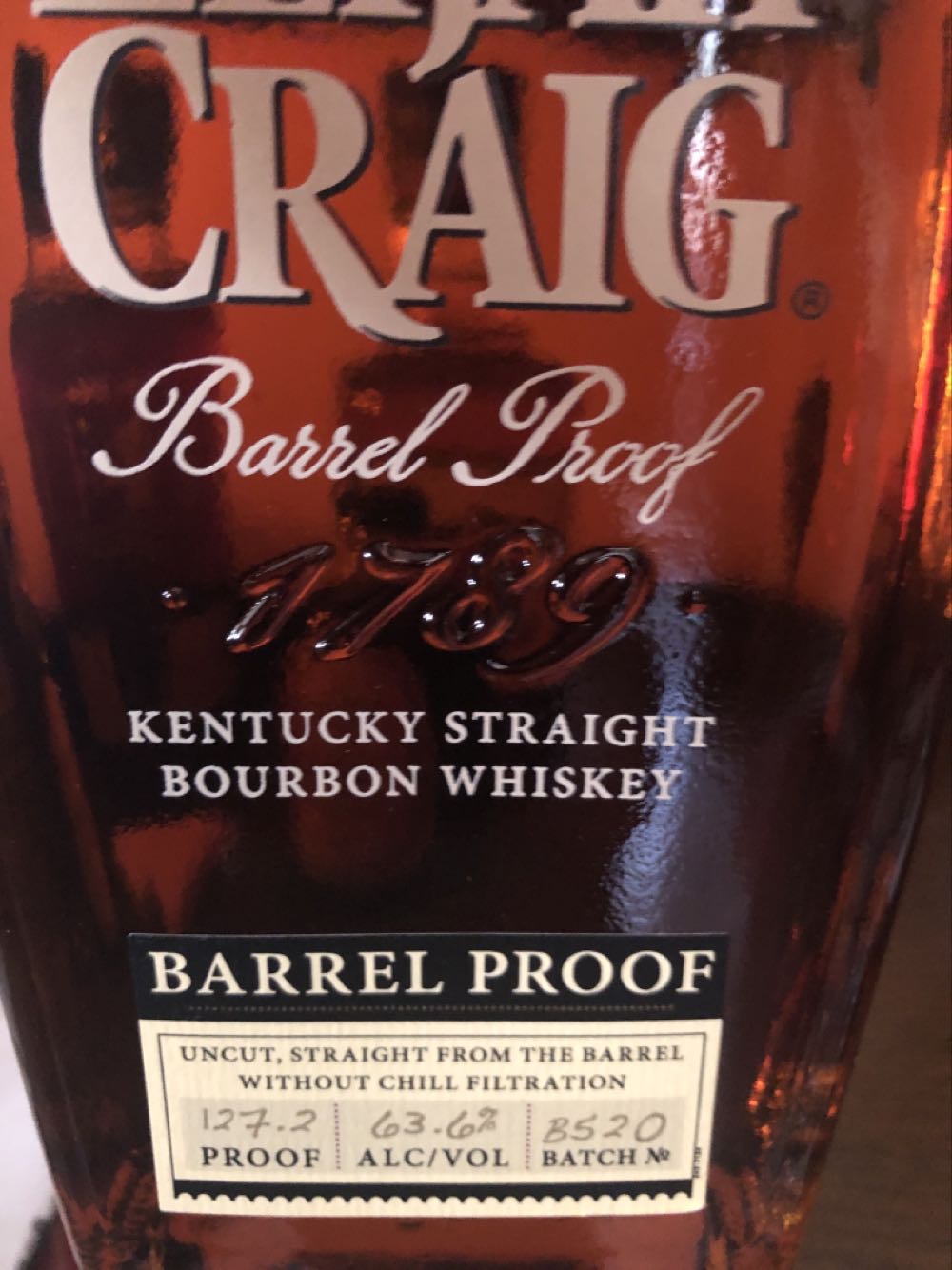 Elijah Craig Barrel Proof A124 - Elijah Craig Distillery (750 mL) alcohol collectible [Barcode 096749472215] - Main Image 2