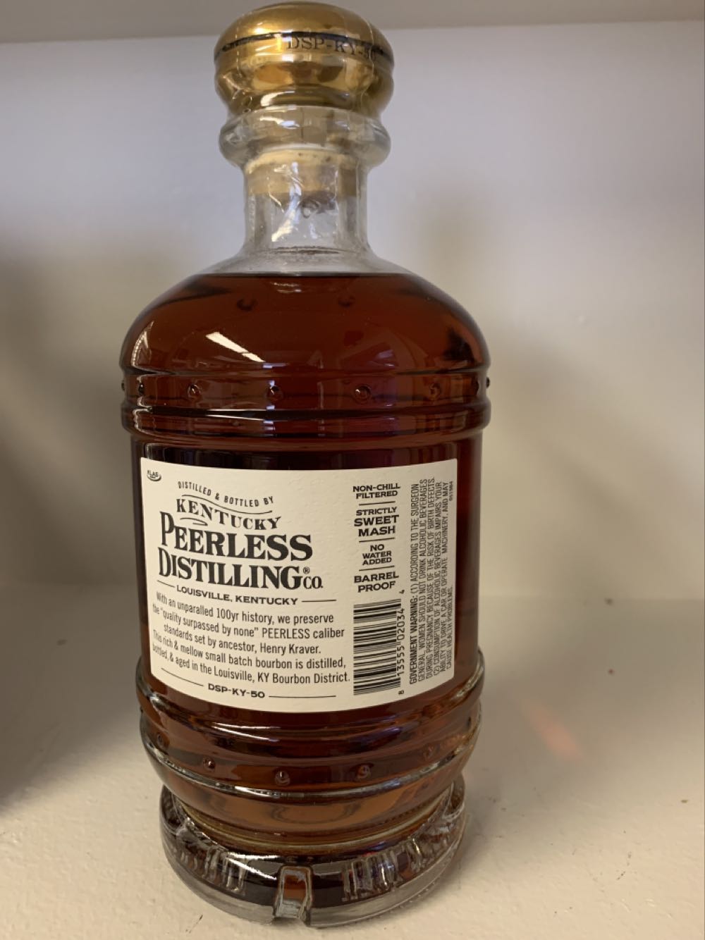 Peerless Small Batch Kentucky Straight Bourbon Whiskey - Peerless Distilling Co (750 mL) alcohol collectible [Barcode 813555020344] - Main Image 2