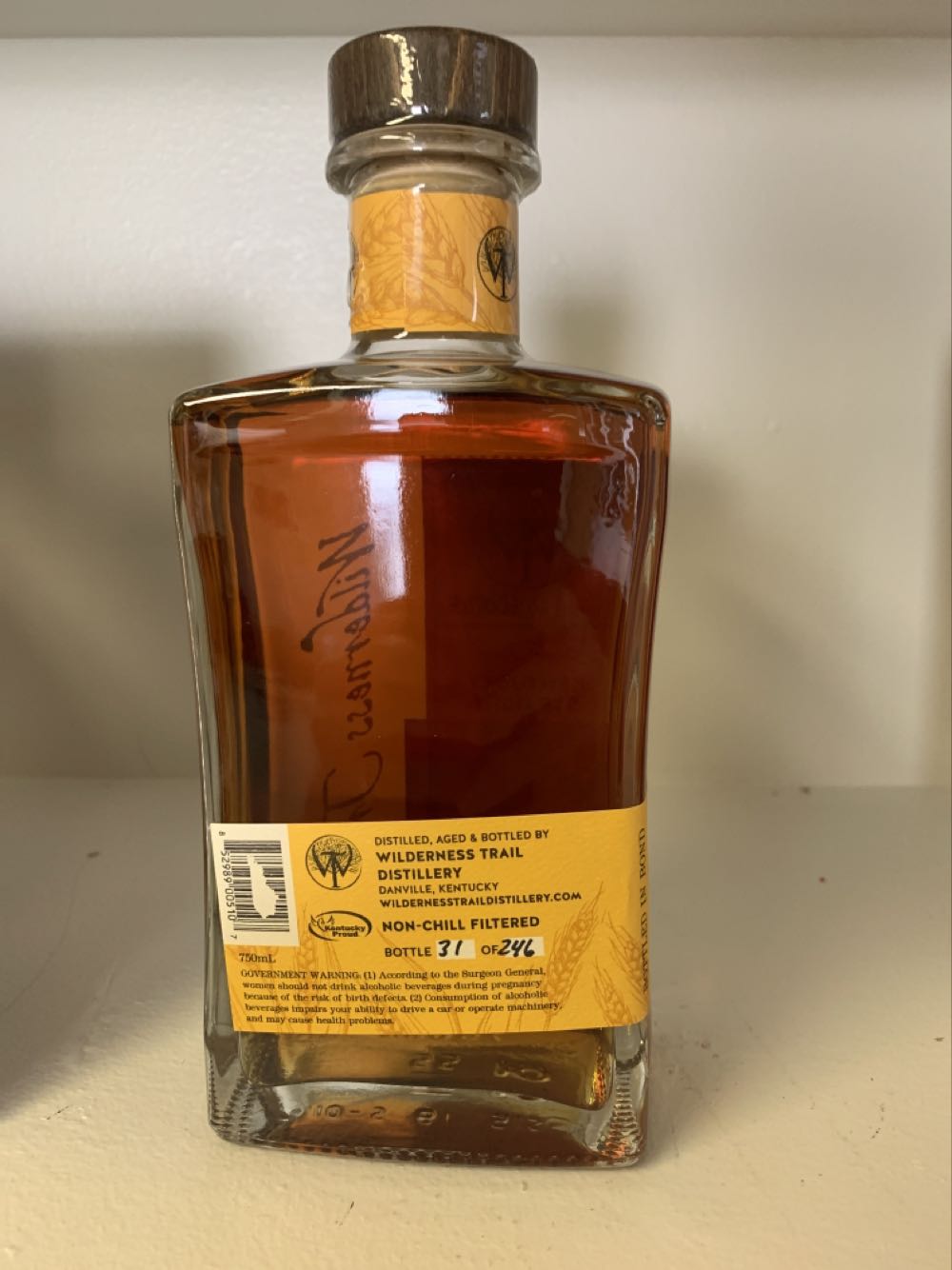 Wilderness Trail Bourbon Whiskey - Wilderness Trail (750 mL) alcohol collectible [Barcode 852989005107] - Main Image 2