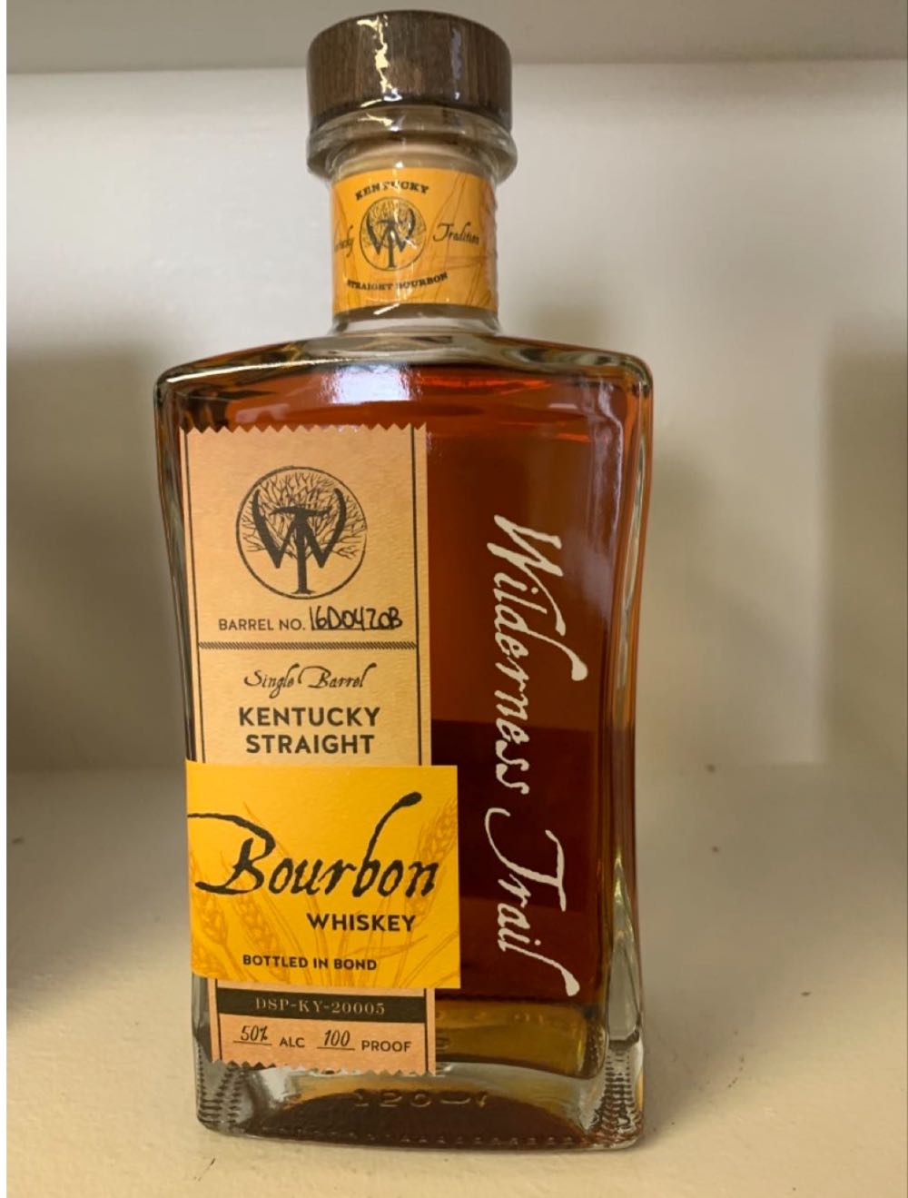 Wilderness Trail Bourbon Whiskey - Wilderness Trail (750 mL) alcohol collectible [Barcode 852989005107] - Main Image 4