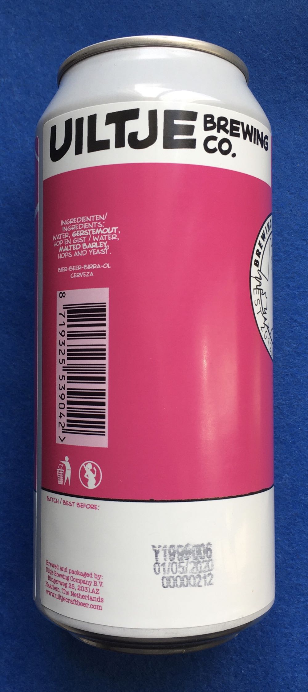 Uiltje X Moyee Pilsner - Uiltje Brewing Company (440 mL) alcohol collectible [Barcode 8719325539042] - Main Image 3