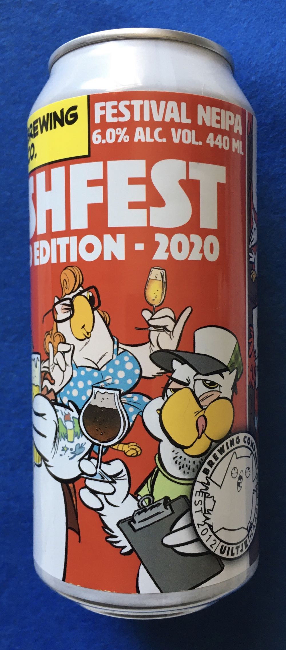 Freshfest Canceled Edition - 2020 - Uiltje Brewing Company (440 mL) alcohol collectible [Barcode 8719325540161] - Main Image 2