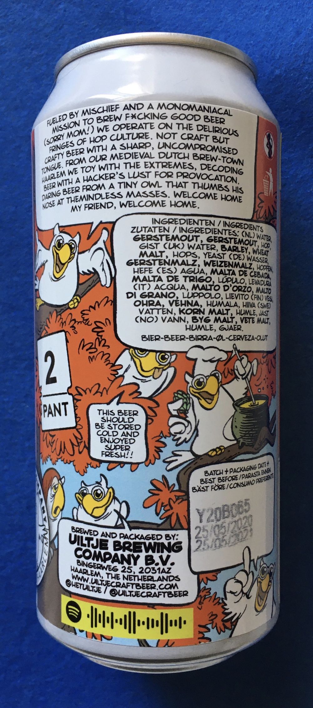 Freshfest Canceled Edition - 2020 - Uiltje Brewing Company (440 mL) alcohol collectible [Barcode 8719325540161] - Main Image 3