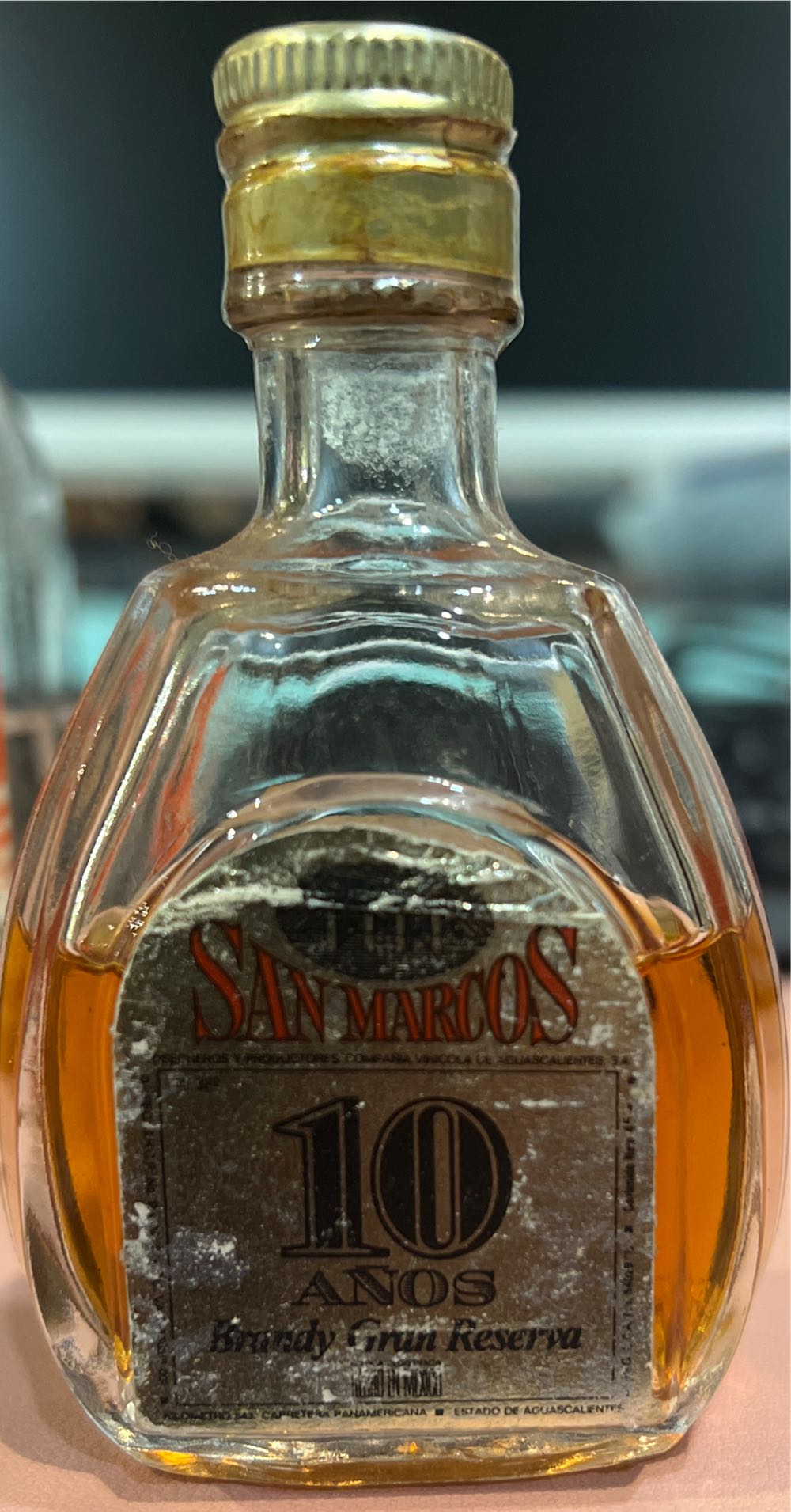Brandy San Marcos - Perez Barquero S. A. (750 mL) alcohol collectible - Main Image 2