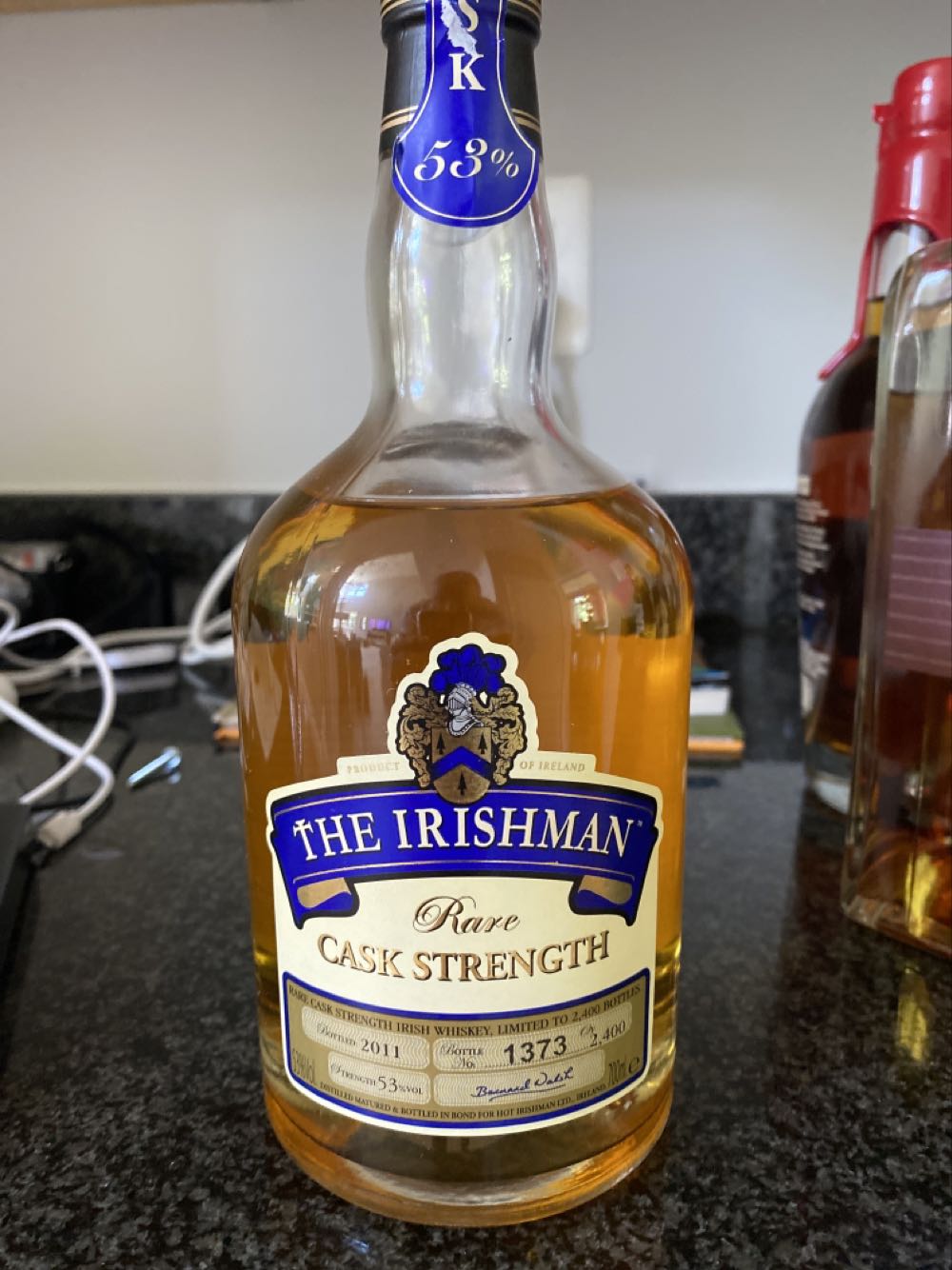 The Irishman Rare Cask Strength Bottled In Bond - The Hot Irishman (700 mL) alcohol collectible [Barcode 5099811905715] - Main Image 4