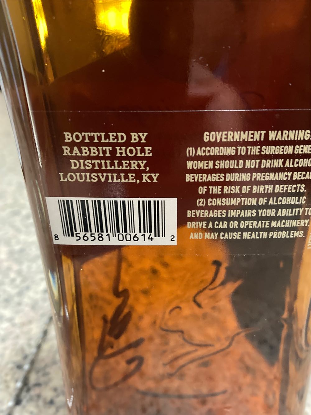 Rabbit Hole Darreringer - Rabbit Hole Distilling (750mL) alcohol collectible [Barcode 856581006142] - Main Image 3