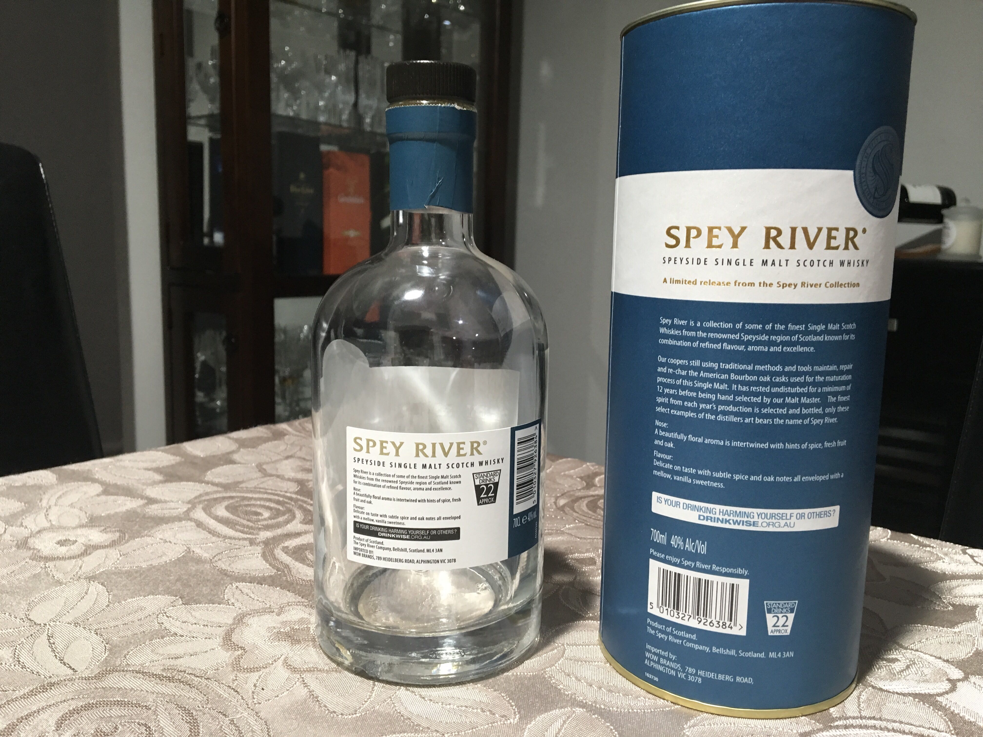 Spey River - Speyside Distillery alcohol collectible - Main Image 2