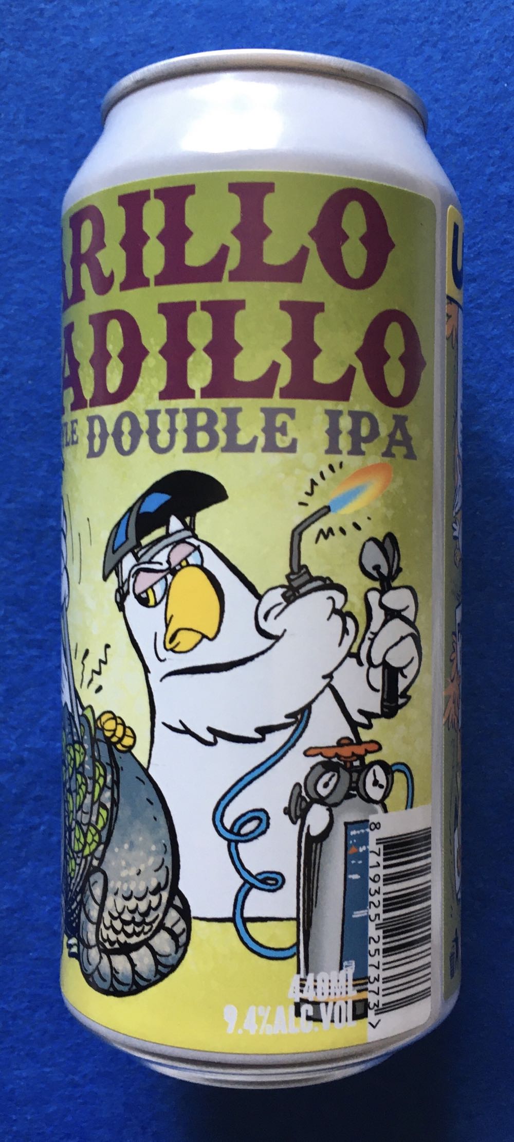 Amarillo Armadillo - Uiltje Brewing Company (440 mL) alcohol collectible [Barcode 8719325257373] - Main Image 2