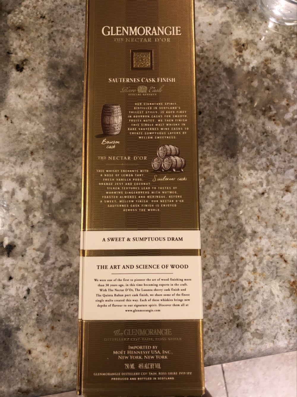 Glenmorangie The Nectar D’Or - The Glenmorangie Distillery Coy (750 mL) alcohol collectible [Barcode 081753831493] - Main Image 2