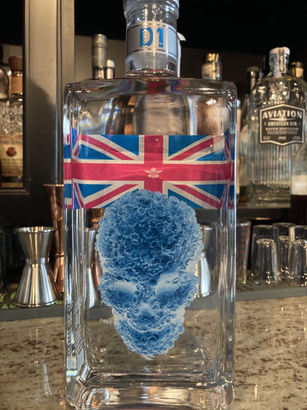 D1- Daringly Dry London Gin  (750 mL) alcohol collectible [Barcode 5060413990027] - Main Image 2