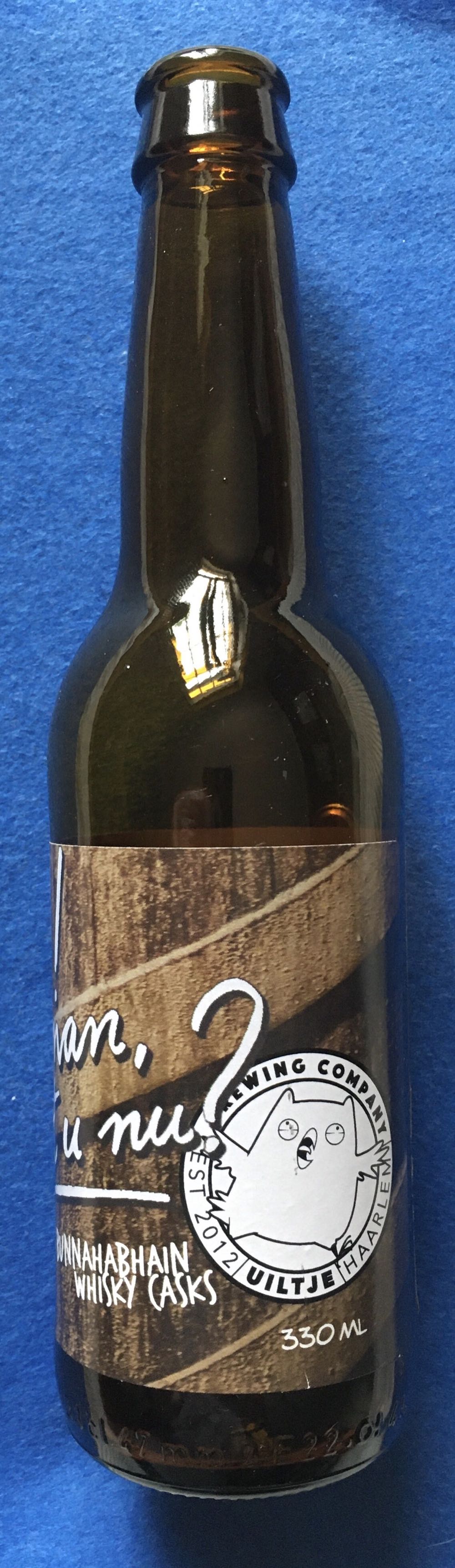 Oh! Buurman Wat Doet U Nu? Aged In Bunnahabhain Whisky Casks - Uiltje Brewing Company (330 mL) alcohol collectible [Barcode 8719189124330] - Main Image 2