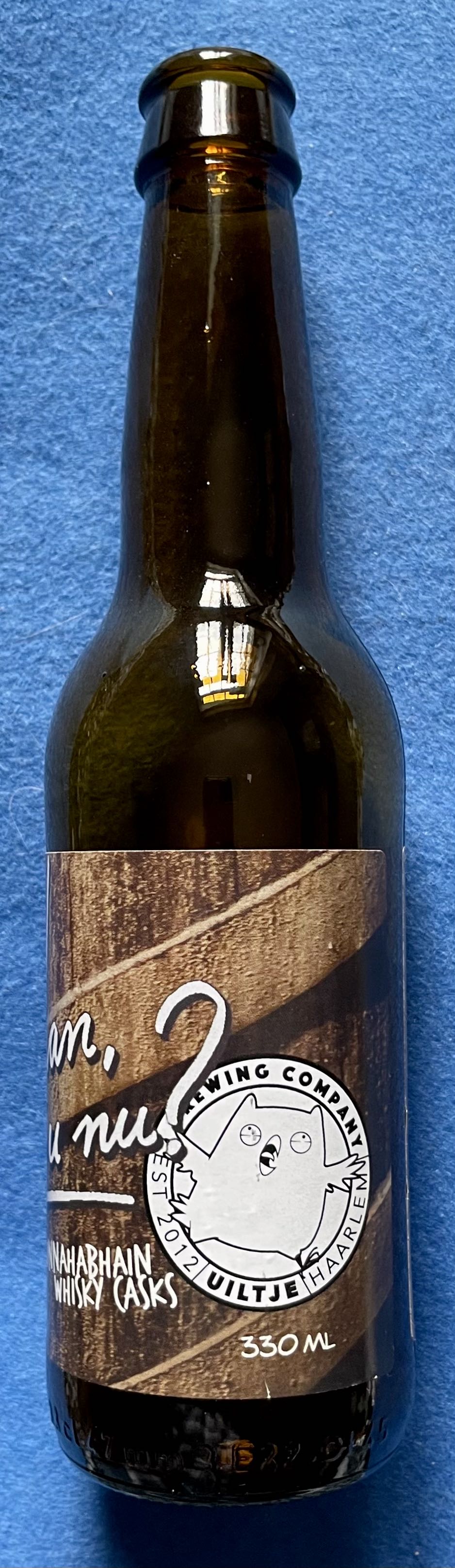 Oh! Buurman Wat Doet U Nu? Aged In Bunnahabhain Whisky Casks - Uiltje Brewing Company (330 mL) alcohol collectible [Barcode 8719189124330] - Main Image 4