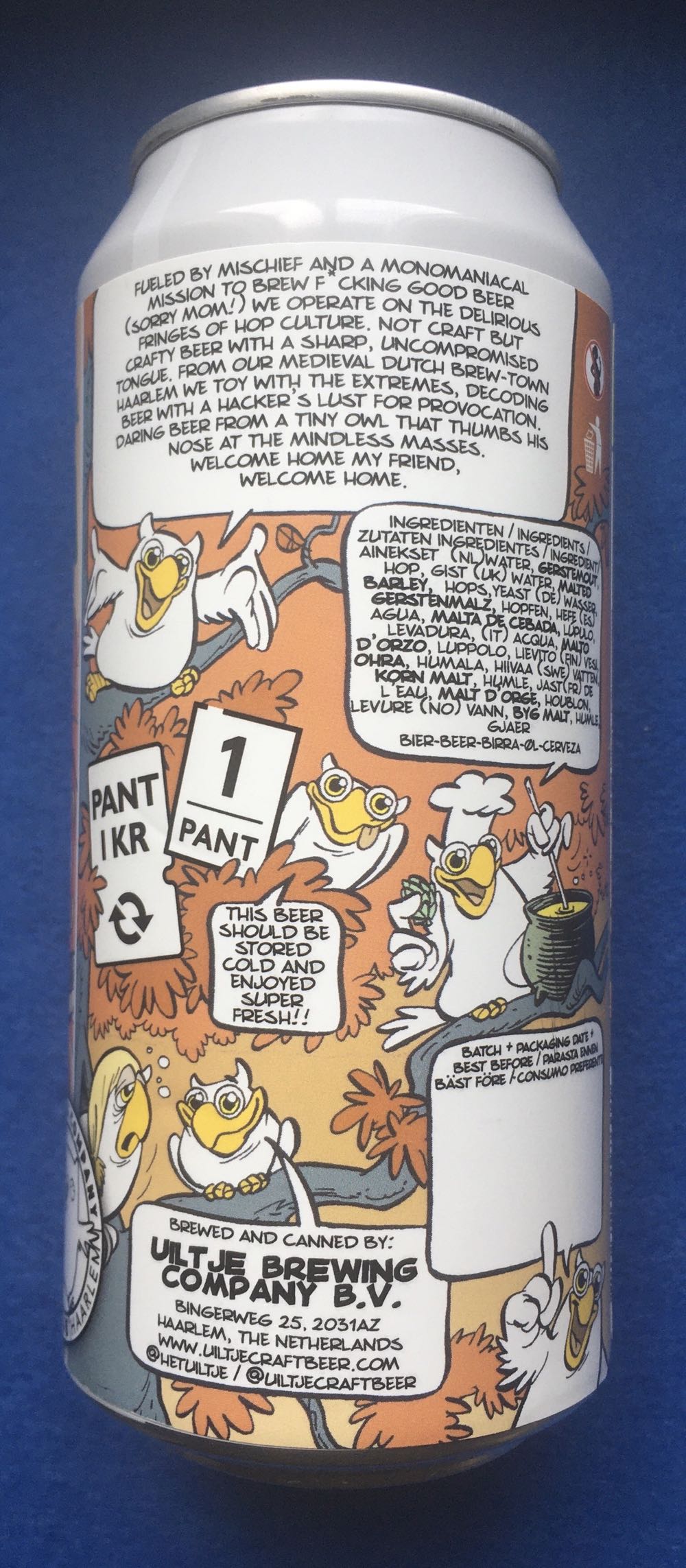 Rakau Red Panda - Uiltje Brewing Company (440 mL) alcohol collectible [Barcode 8719325257601] - Main Image 3