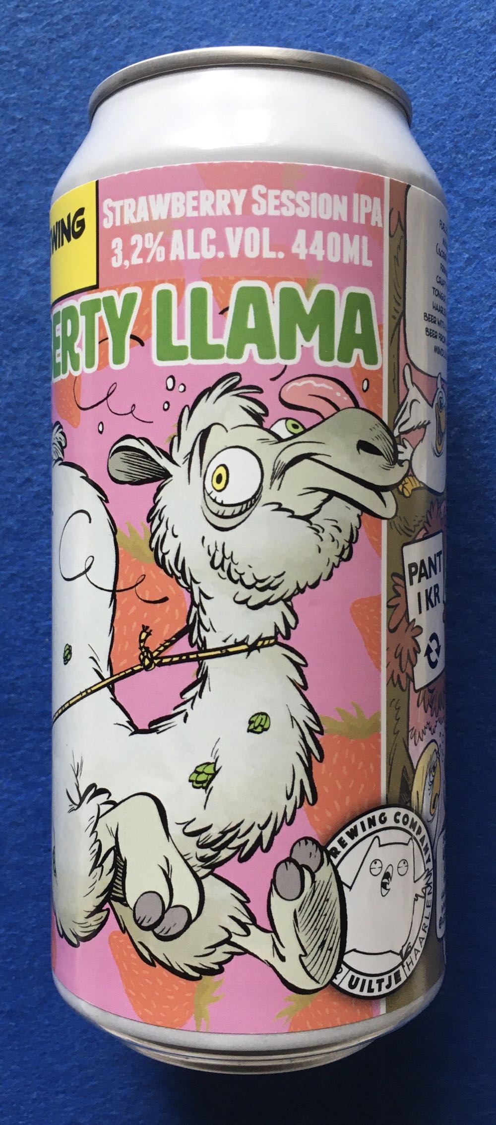 Looney Liberty LLama - Uiltje Brewing Company (440 mL) alcohol collectible [Barcode 8719325539035] - Main Image 2