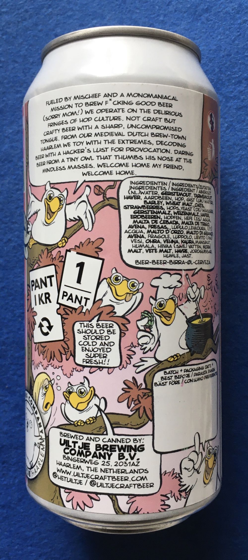 Looney Liberty LLama - Uiltje Brewing Company (440 mL) alcohol collectible [Barcode 8719325539035] - Main Image 3