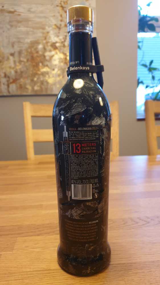 Belenkaya Gold Russian Vodka 0-7 l Original Russischer Wodka - Arkhangelsk Distillery (700mL) alcohol collectible [Barcode 4602486002071] - Main Image 2