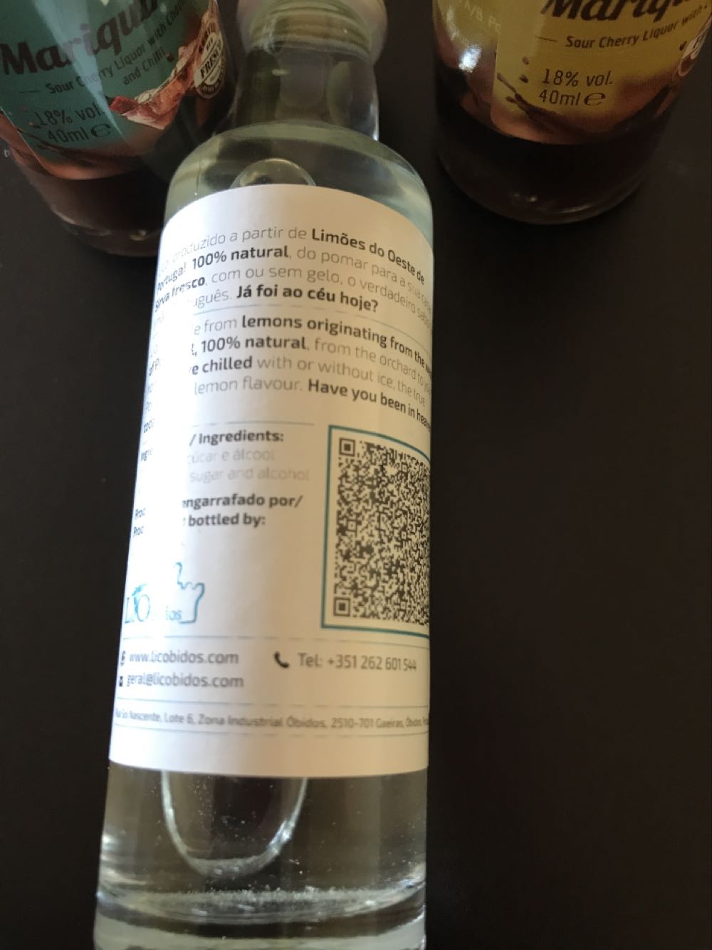 Limao Do Ceu - Licobidos. LDA (40 mL) alcohol collectible - Main Image 2