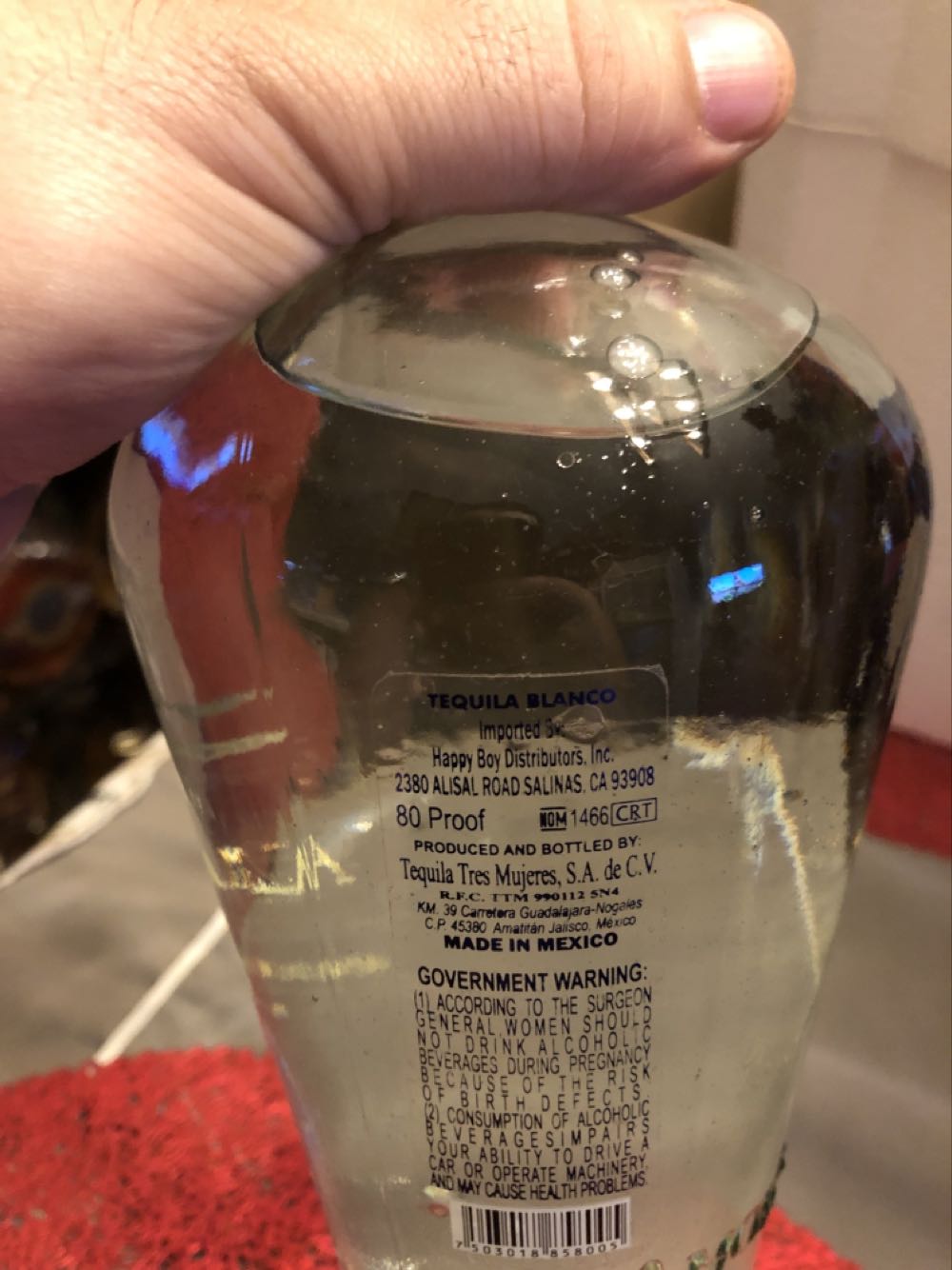 Amor Mío - NOM 1466 (750 mL) alcohol collectible [Barcode 7503018858005] - Main Image 2