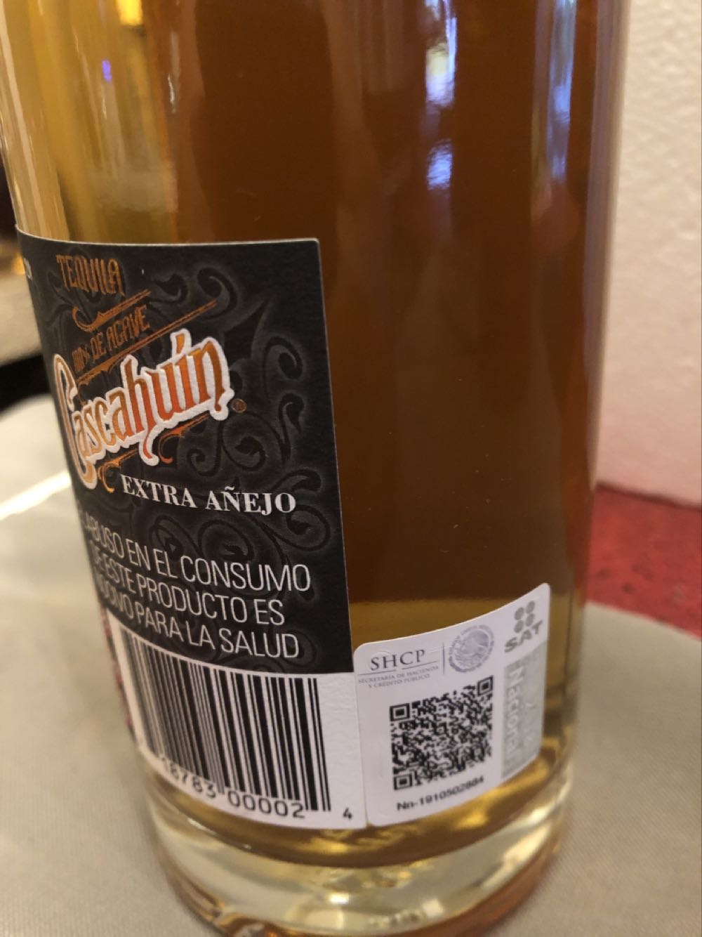 Cascahuin French Oak - Nom 1123 (750 mL) alcohol collectible [Barcode 718783000024] - Main Image 3
