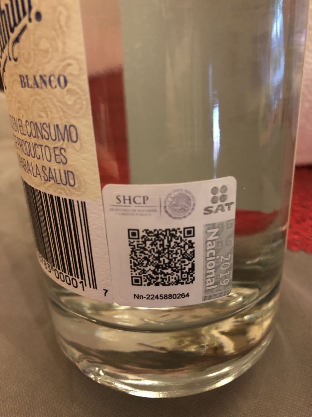 Cascahuin Tahona - Nom 1123 (750 mL) alcohol collectible [Barcode 718783000017] - Main Image 3