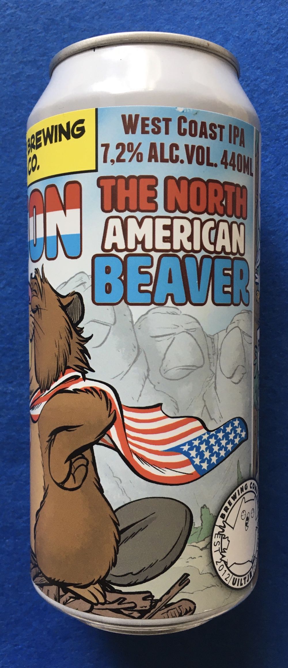 Nelson The North American Beaver - Uiltje Brewing Company (440 mL) alcohol collectible [Barcode 8719325539141] - Main Image 2
