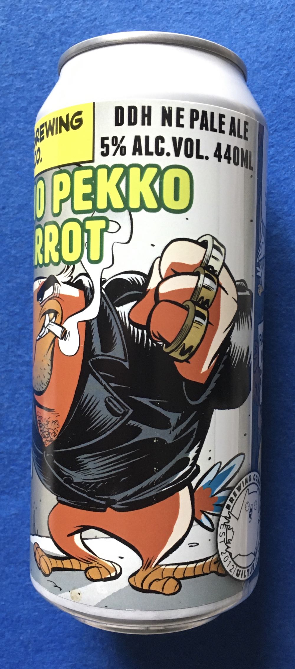 Psycho Pekko Parrot - Uiltje Brewing Company (440 mL) alcohol collectible [Barcode 8719325539233] - Main Image 2