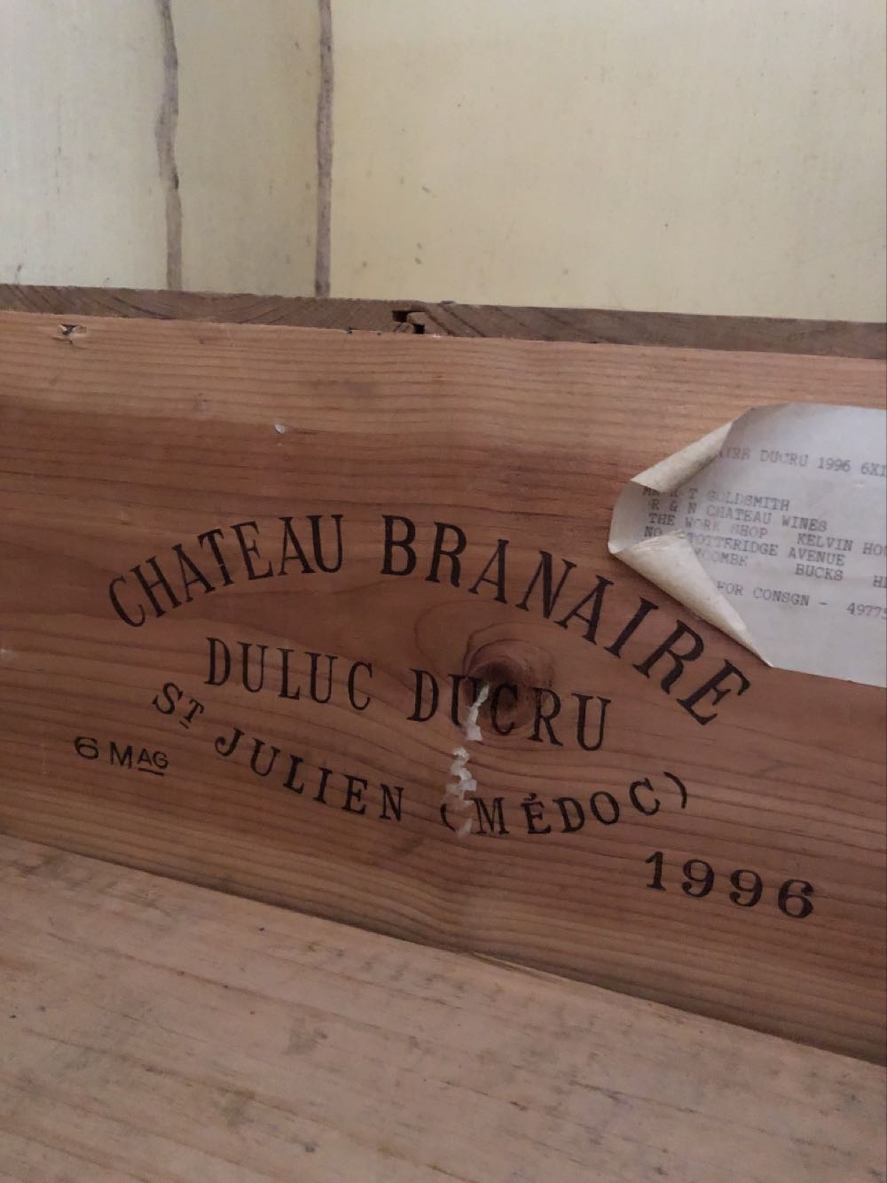 Branaire Ducru - Chateau 1996  (1500 mL) alcohol collectible - Main Image 2