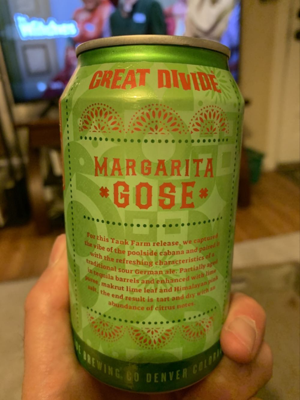Margarita Gose - Great Divide Brewing Co alcohol collectible [Barcode 124078] - Main Image 2