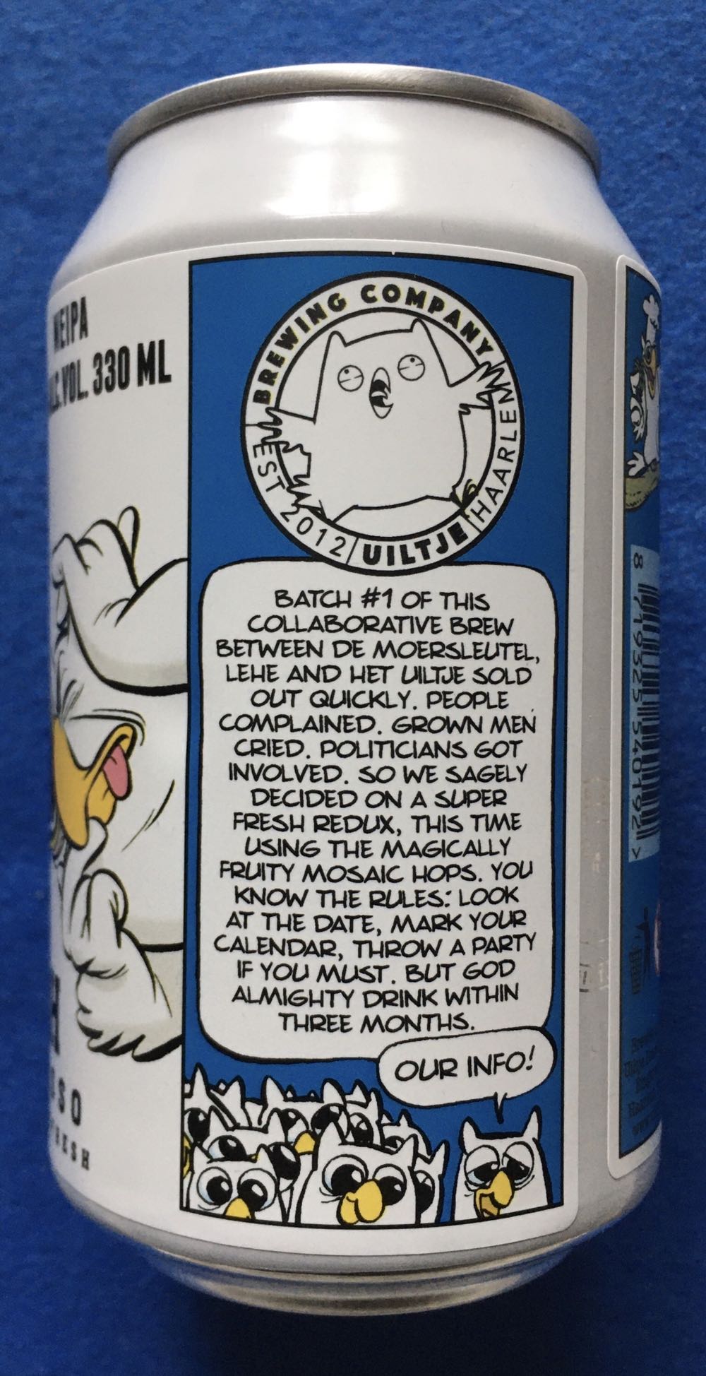 My Life Span Is 2 - Uiltje Brewing Company (330 mL) alcohol collectible [Barcode 8719325540192] - Main Image 3