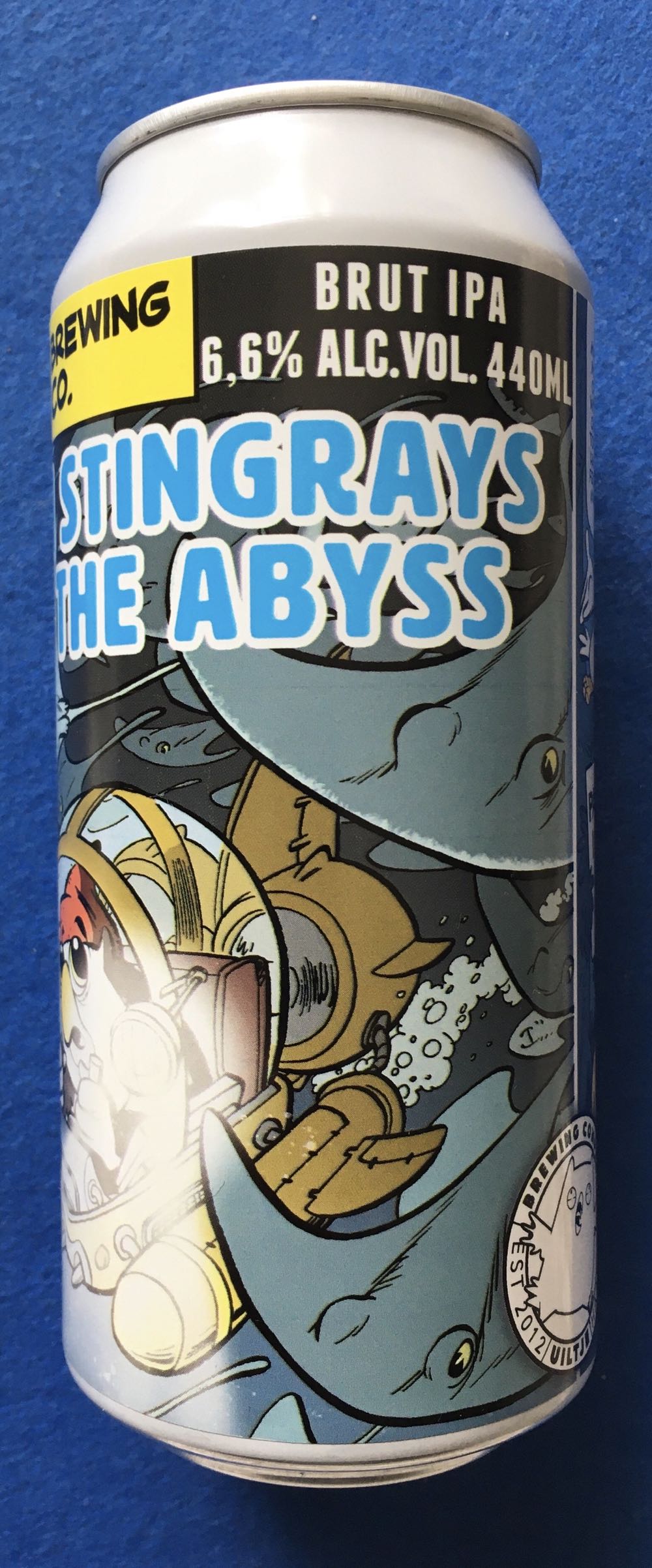 Soraci Stingrays From The Abyss - Uiltje Brewing Company (440 mL) alcohol collectible [Barcode 8719325539394] - Main Image 2