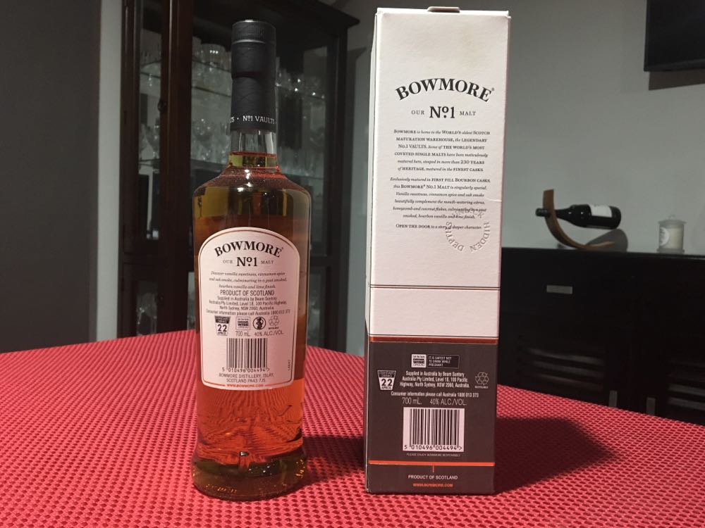 Bowmore Number 1 - Bowmore Distilery alcohol collectible - Main Image 2