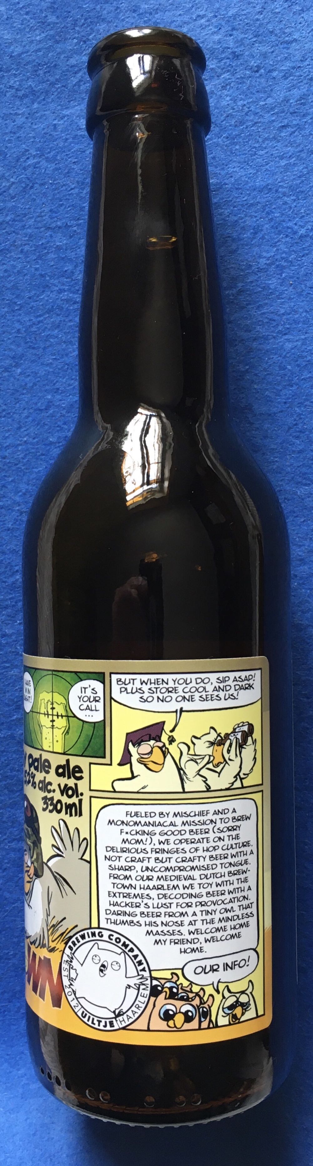 Trackdown - Uiltje Brewing Company (330 mL) alcohol collectible [Barcode 8719325257441] - Main Image 3