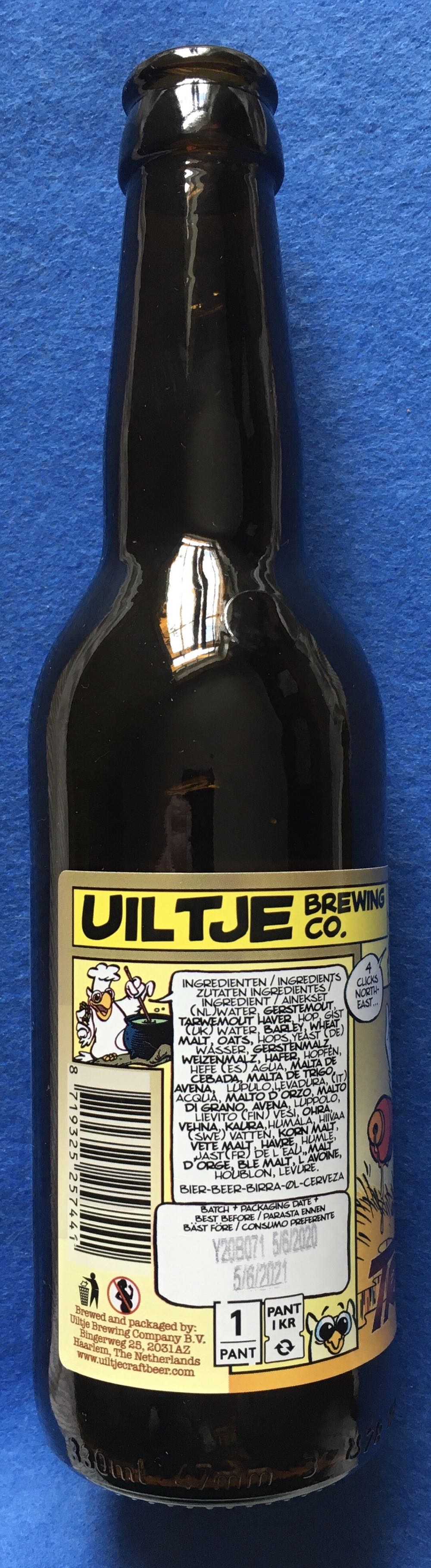 Trackdown - Uiltje Brewing Company (330 mL) alcohol collectible [Barcode 8719325257441] - Main Image 4