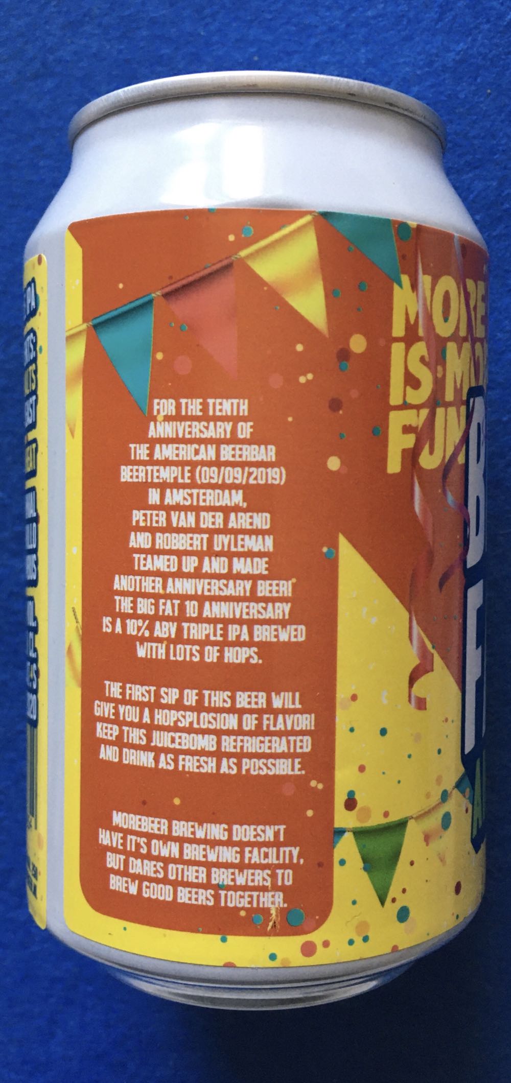 The Big Fat 10 Anniversary - Uiltje Brewing Company (330 mL) alcohol collectible [Barcode 8719325257854] - Main Image 2